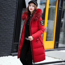 여성 패딩 점퍼 모피카라 롱 자켓 면 야상 긴 코트 코튼 여자 미들 바람막이 미드