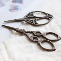 뜨개질준비물 앤틱 자수용 예쁜수예가위 미싱부자재, 1개, B