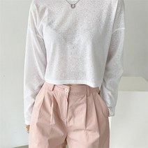 다잇템 여자 2WAY 비침 마원단 편한 린넨혼방 쁘띠 카디건 (7611952)