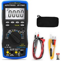 멀티미터 디지털 AP-770HC 6000카운트 자동/수동 범위 전류 측정기 멀티 테스터 NCV 전류 전압 전류 저항 온도 커패시턴스 다이오드 hFE 데이터 보존 기능이 있는 연속성 듀티 사이클-26984, 3.ap-770d(40000 카운트)