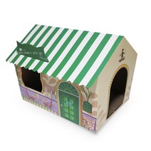 고양이 잡화점 고양이 그랩 고양이 카페 고양이 그랩 집집 귀여운 아이디어 골판지 고양이 집 종이상자, 고양이카페(고양이20Kg이하)