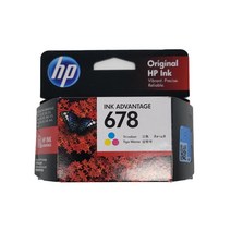 HP 정품잉크 Deskjet Ink Advantage 2548 e-All-in-One Printer 칼라 (No.678), 1개
