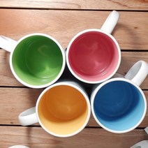 파스텔 승화전사머그컵/ 50ea단위판매, 연두