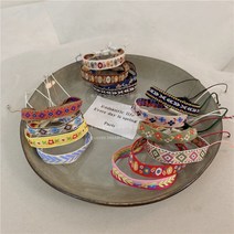 남녀공용 인디언 포인트 에닉스 가을 빈티지 팔찌 매듭팔찌 유니크 여름 소원팔찌 매듭 데일리 아메카지