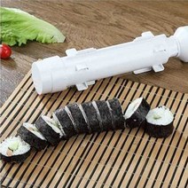 주먹밥 스시 도시락 틀 통 도구 금형 주방 빠른 메이커 세트 기계 쌀 바주카 롤러 키트 야채 고기 롤링 가제트 액세서리, 하얀