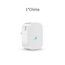 Tuya WIFI Doorbell 스마트 홈 무선 비디오 IP WIFI 도어 벨 비주얼 인터콤 보안 야외 카메라 1080P 하우스 차임, 01 chime, 02 미국 플러그