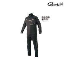 가마가츠 루어낚시 지깅 쉘 슈트 방풍낚시복 GM3589, 블랙