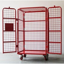 메쉬파레트 망카트 휀스 팔레트 파렛트 롤테이너 박스카트 철망, 블루 그리드 50x50