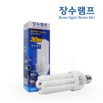 우리조명 장수 컬러원 EL 삼파장램프 30W E26 30EX-D/, 전구색 노란빛, 장수삼파장30W