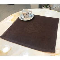 카사로 바리스타 순면 카페행주 타올 핸드타올, 브라운 1장, 1개