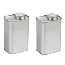 커피 빈셀러 원두보관 원두소분 식품 소분 storage jar 콩 차 분말 인감 식품 등급 tinplate air valve square storage tank box 야외, 2pc-225g 보관 용기