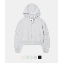 SPAO 스파오 소프트코튼 크롭 후드집업GSPMZD23U01