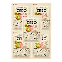 설탕제로 롯데 ZERO 후르츠젤리 대용량 238g(17개입), 5개