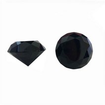모든 색상 30mm40mm50mm 1 조각 유리 크리스탈 다이아몬드 웨딩 문진 기념품 X-mas 트리 홈 인테리어에 대 한, 50mm 1 piece, black