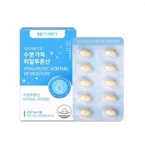 한미생활건강 수분가득 히알루론산 비타민A 비타민E 엘라스틴 가수분해물 생선콜라겐 히알루론산 60캡슐, 1개, 500ml