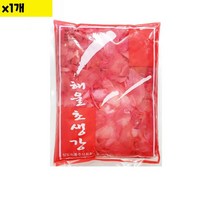 식자재 도매 적초생강 적 삼도 해울 1.3Kg 1개, 1