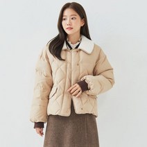 [로엠]덤블 카라 숏 다운 (2colors)_ RMJDC4VR14