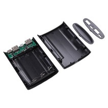 파워뱅크 자작배터리 캠핑용배터리 3Pcs 18650 배터리 홀더 하드 핀 케이스 스토리지 박스 DIY 충전식 보조, 04 Black