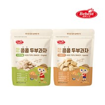 [베베스트] 처음먹는 콩콩 두부과자 2종 4개 (오리지널 인절미), 선택:오리지널1개+인절미3개