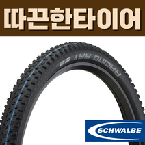 슈발베 레이싱레이 에보 MTB 타이어, EVO/애딕스 스피드그립(블루)/TLE/블랙, 26X2.10 (54-559)