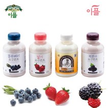 임실치즈마을 이플목장 요구르트 500ml (선택) 맛있는 신선한 마시는 떠먹는 요거트 어린이 간식 선물 플레인 복분자 딸기 블루베리 맛, 플레인-1개