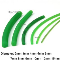 컨베이어 벹트 밴드 부품 소품 장비 녹색 폴리우레탄 벨트 직경 pu 라운드 드라이브, 직경 12mm, 1미터