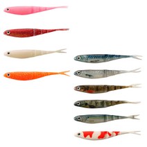 버클리 파워베이트 웨이브쉐드 슬림 HD 5인치 우럭 광어 웜, 슬림 PBWSS5-HDGZS