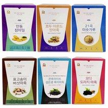스틱형 식사대용식 안동 참마밀 검은콩 도라지 13포 음료비타500 칡즙 배즙 건강식품 과일음료 식혜 홍삼음료 마죽 건강주스 생과일쥬스 사과즙 음료수팩 미숫가루 비타민음료 과일즙 과채주스 과일주스 건강즙, SJ 오디 도라지마죽13포