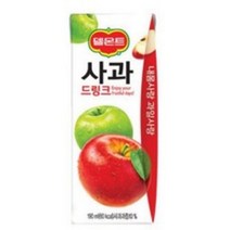 델몬트 포도 파인애플 오렌지 사과 망고 190ml 24팩 48팩, 사과 (24팩 x 2박스)