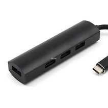 4 In 1 다기능 유형 C-USB 허브 휴대용 크기 C-4 USB 3.0 확장 어댑터 (노트북 용)