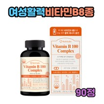 여성활력영양제 비타민B100 컴플렉스90정 B1B2B6B12 비오틴 나이아신 엽산 비오틴, 6개, 90정