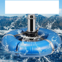 연못 산소발생기 스테인레스 스틸 저수지 산소공급기, 1.5kw220v30 와이어 아연 도금 임펠러