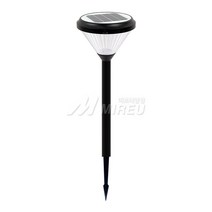 태양광 정원등 세로무늬 LED 잔디등 솔라 야외등 조명, 옐로우
