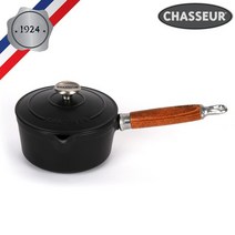 차세르 프리미엄 무쇠주물 편수냄비 16cm (블랙), 단일사이즈
