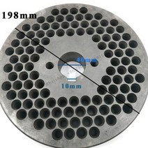 OD 198mm 직경 및 φ25mm8mm 홀 연삭 디스크 펠렛 기계 피드 과립, 6mm Hole