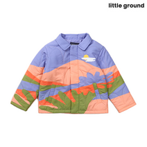 [리틀그라운드12]73A11-110-03 (PU) 데님인더박스-풍경화섬점퍼