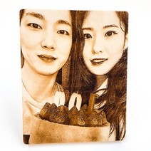 디엠지아트토이 우드포토 특별한 커플액자 감성 선물포장 무료