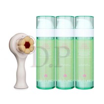 맥스클리닉 시카 바이옴 오일폼 3개+실리콘 브러쉬, 본품 3개+엠보브러쉬 블랙