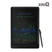 가재울통상 지니큐 LCD-C1200 컬러글씨 전자노트 메모패드 칠판 낙서장 0-93-056934-53ea, gajae5407 1, gajae5407 본상품선택