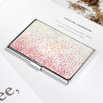 박씨상방 외국인선물 나전칠기 자개 명함케이스M 명함집, 1개, 한글화이트