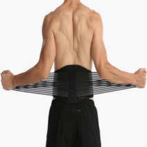 척추 복압 벨트 보호대 복부 허리 압박 밴드 지지대 요추 노인 얇은 늑골