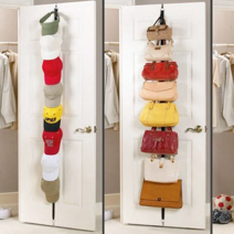 다용도 문틀 도어 후크 행거 문 고리 걸이 모자 가방 정리 철망 파티션 / 이케아 스타일, 레드