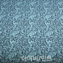 제일포장 증착 롤 포장지 아이비 비닐롤 선물포장지, 민트 중형