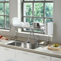 너비조절 실용적인 식기건조대 주방 싱크대 개수대 설거지 선반, 단일속성