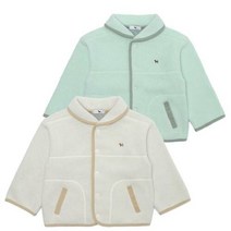 [AK PLAZA] [블루독베이비]소프트플리스카라점퍼 43A19-117-01