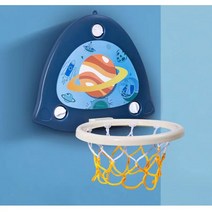 Vkkn 가정용 접이식 실내걸이 농구대 유아 3in1 멀티 농구대, 블루
