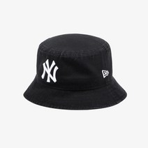 [뉴에라] MLB 워시드 뉴욕 양키스 버킷 햇 블랙 13086314, 없음