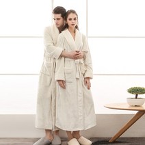 더자카 여성용 로열 스위트 샤워가운 XL, 1개, 아이보리