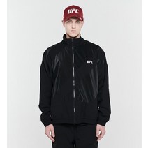 UFC SPORT UFC 엠블럼 릴렉스핏 트랙 자켓 블랙 U2JKT3305BK