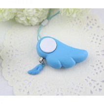 1+1 호신경보기 큰소리 자기 방어 경보 비명 시끄러운 키 체인 개인 안전 경보 안티늑대 경보 여자 여자 개인 보호 비상 경보, 파란